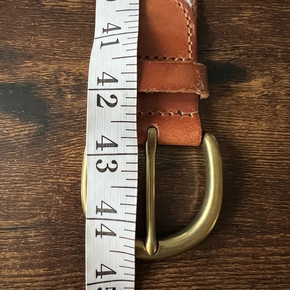 American Eagle AE Women’s Belt Medium Leather Tabs Woven Southwest Boho Preppy - Picture 6 of 8